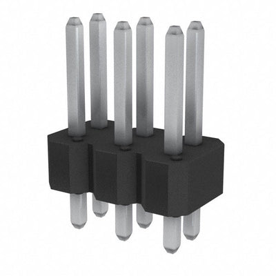 77313-401-06 by Amphenol ICC (FCI) - CONNECTOR HEADER VERT 6POS 2.54MM
