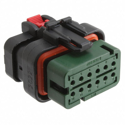 776533-4 by TE Connectivity Deutsch Connectors - CONNECTOR PLUG HSG 12POS 4.50MM