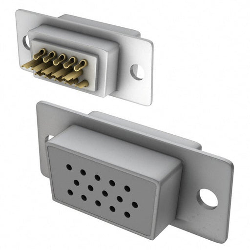 780-M15-203L001 by NorComp Inc. - CONNECTOR D-SUB HD RCPT 15POS PNL MNT