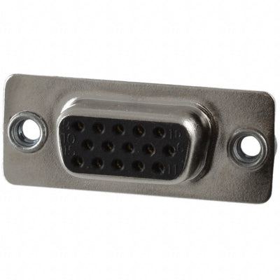 780-M15-213R011 by NorComp Inc. - CONNECTOR D-SUB HD RCPT 15POS PNL MNT