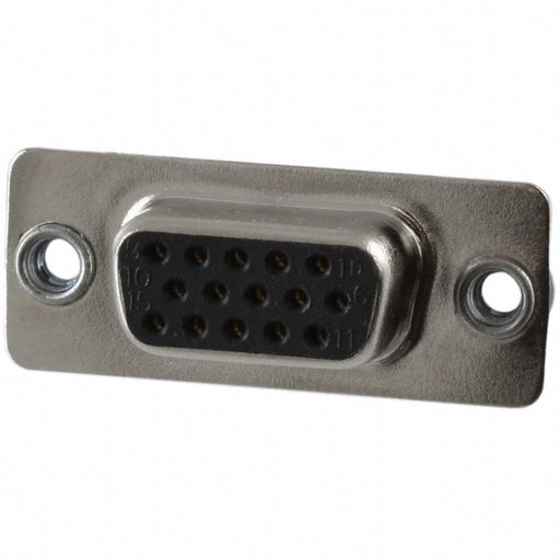 780-M15-213R011 by NorComp Inc. - CONNECTOR D-SUB HD RCPT 15POS PNL MNT