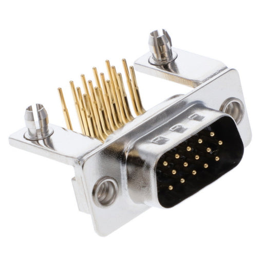 781-M15-113R141 by NorComp Inc. - CONNECTOR D-SUB HD PLUG 15P R/A SLDR