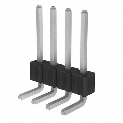 78554-404HLF by Amphenol ICC (FCI) - CONNECTOR HEADER R/A 4POS 2.54MM