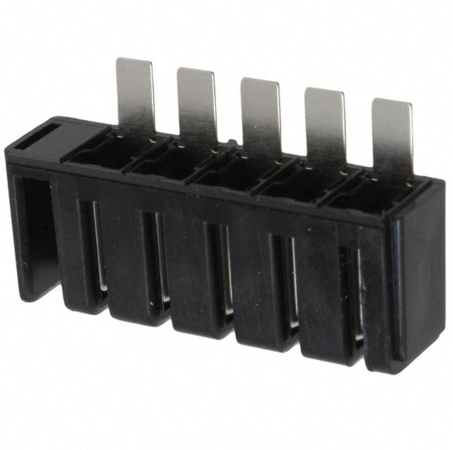 787613-1 by TE Connectivity AMP Connectors - CONNECTOR RECPT 5POS 5.00MM SLDR