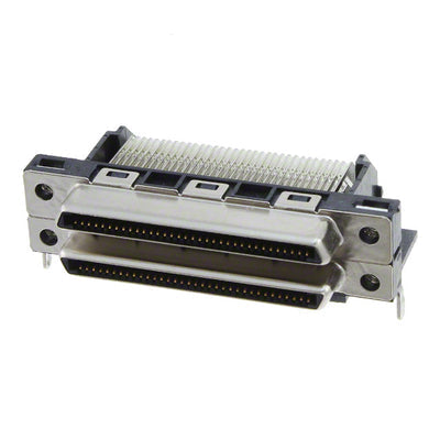 787962-2 by TE Connectivity AMP Connectors - CONNECTOR STCK RCPT 68/68P R/A SOLDER