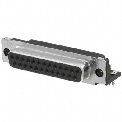 788800-1 by TE Connectivity AMP Connectors - CONNECTOR D-SUB RCPT 25POS R/A SLDR