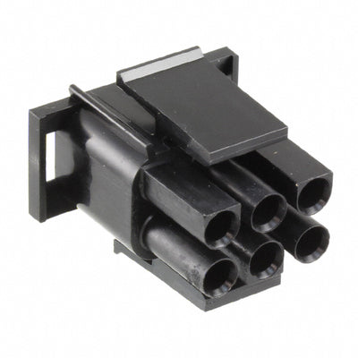 794535-1 by TE Connectivity AMP Connectors - CONNECTOR PLUG HSG 6POS 150C BLK