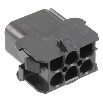 794536-1 by TE Connectivity AMP Connectors - CONNECTOR RECPT HSG 6POS 150C BLK