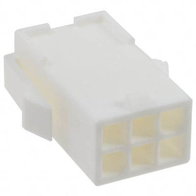 794940-1 by TE Connectivity AMP Connectors - CONNECTOR RECPT HSG 6POS 4.14MM