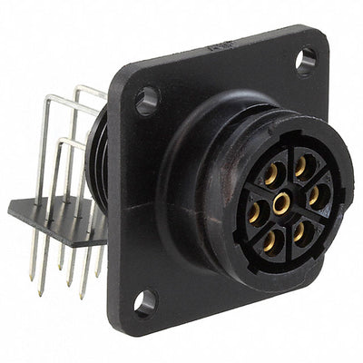 796403-1 by TE Connectivity AMP Connectors - CONNECTOR RECPT MALE 4POS GOLD SOLDER