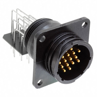 1-796404-1 by TE Connectivity AMP Connectors - CONNECTOR RECPT MALE 16POS GOLD SOLDER
