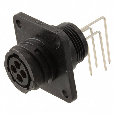 1-796407-1 by TE Connectivity AMP Connectors - CONNECTOR RECPT FMALE 4POS GOLD SOLDER
