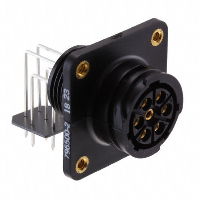 796500-2 by TE Connectivity AMP Connectors - CONNECTOR RECPT FMALE 7POS GOLD SOLDER