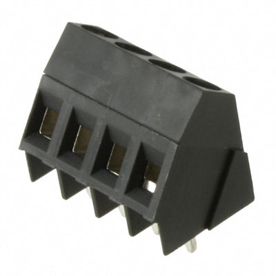 796689-4 by TE Connectivity AMP Connectors - TERM BLOCK 4POS 35DEG 5MM PCB