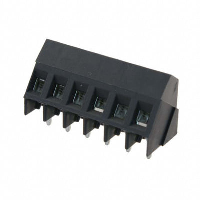 796689-6 by TE Connectivity AMP Connectors - TERM BLOCK 6POS 35DEG 5MM PCB