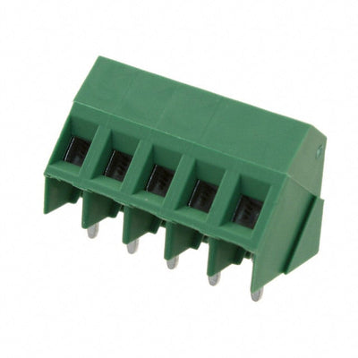 796690-5 by TE Connectivity AMP Connectors - TERM BLOCK 5POS 35DEG 5MM PCB