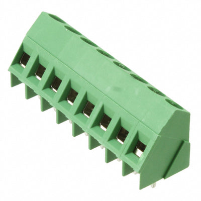796690-8 by TE Connectivity AMP Connectors - TERM BLOCK 8POS 35DEG 5MM PCB