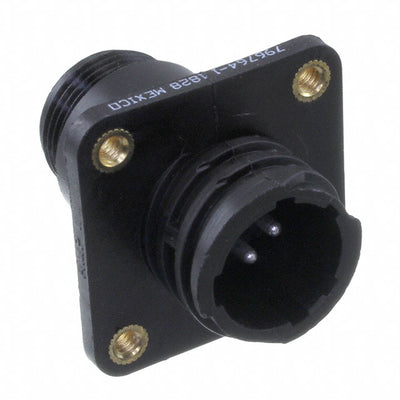 796764-1 by TE Connectivity AMP Connectors - CONNECTOR RECPT MALE 4P SILVER SOLDER