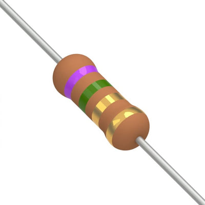 PR01000107508JR500 by Vishay Beyschlag/Draloric/BC Components - RESISTOR 7.5 OHM 1W 5% AXIAL