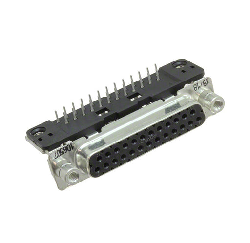 8-106507-2 by TE Connectivity AMP Connectors - CONNECTOR D-SUB RCPT 25POS R/A SLDR