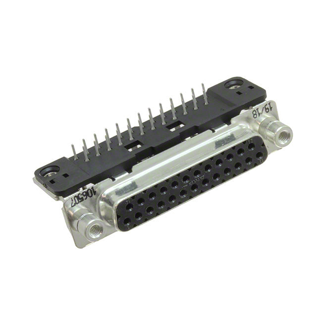 8-106507-2 by TE Connectivity AMP Connectors - CONNECTOR D-SUB RCPT 25POS R/A SLDR