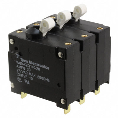 W69-X2Q110-20 by TE Connectivity Potter & Brumfield Relays - CIR BRKR MAG-HYDR 20A 277VAC