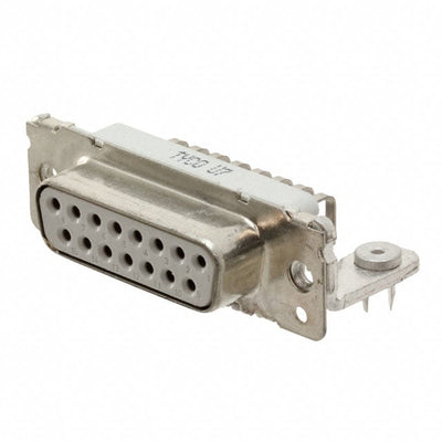 8-1393480-2 by TE Connectivity AMP Connectors - CONNECTOR D-SUB RCPT 15POS R/A SLDR