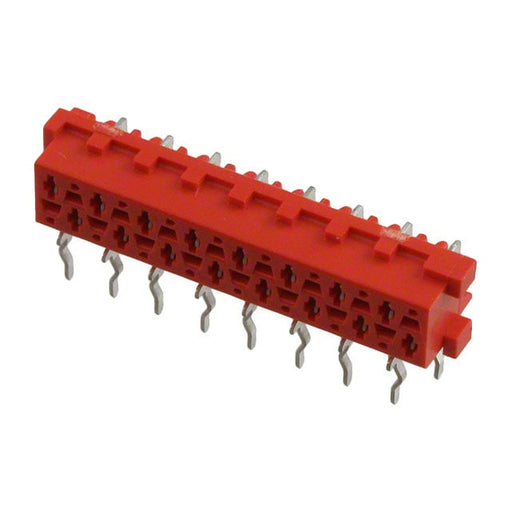 8-215460-6 by TE Connectivity AMP Connectors - CONNECTOR RECPT 16POS 0.1 TIN PCB R/A