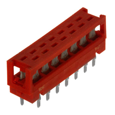 1-215570-4 by TE Connectivity AMP Connectors - CONNECTOR DIP HDR IDC 14POS 28AWG PCB