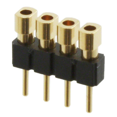 800-10-004-40-002000 by Mill-Max Manufacturing Corp. - CONNECTOR HEADER SMD 4POS 2.54MM