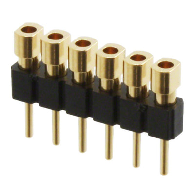 800-10-006-40-002000 by Mill-Max Manufacturing Corp. - CONNECTOR HEADER SMD 6POS 2.54MM