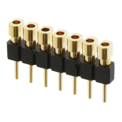 800-10-007-40-002000 by Mill-Max Manufacturing Corp. - CONNECTOR HEADER SMD 7POS 2.54MM