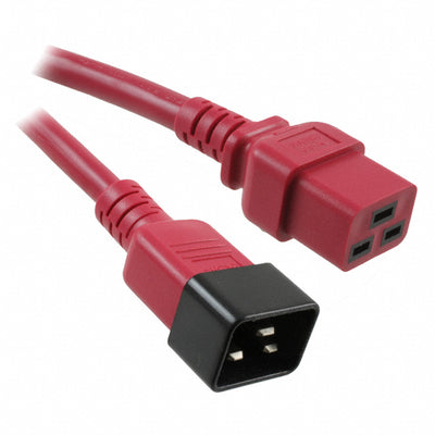 800-12-32D-RE-0003F by CNC Tech - CORD 12AWG IEC320C20 - 320C19 3