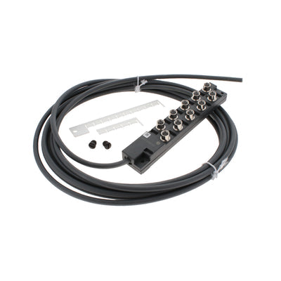 800-5M NC032 by Alpha Wire - M8 PLASTIC 10PORT 1SIG LED