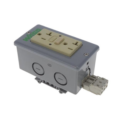 8002-025/K050-0613/001-5600 by WAGO Corporation - 20 AMP GFIC OUTLET BOX