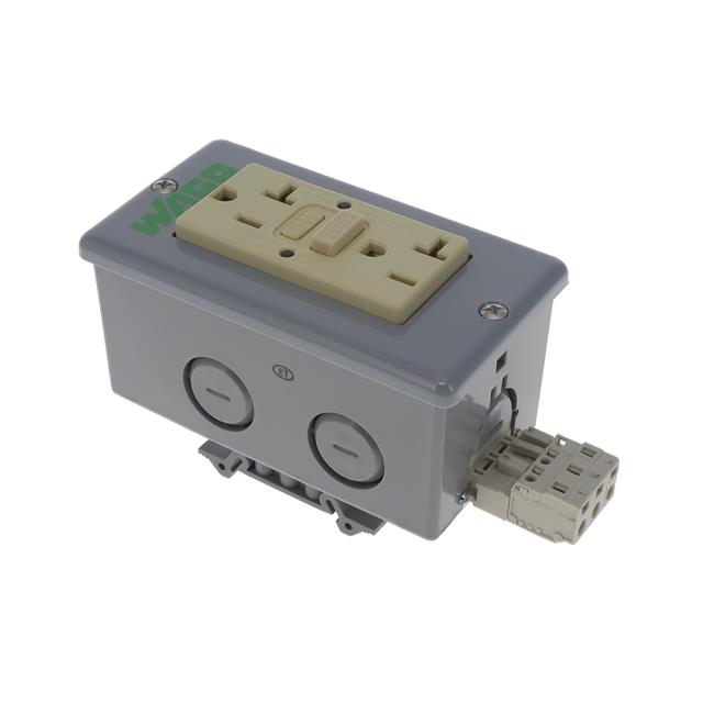 8002-025/K050-0613/001-5600 by WAGO Corporation - 20 AMP GFIC OUTLET BOX