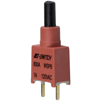 800AWSP9M2RE by E-Switch - PUSH SWITCH SPST-NO 0.4VA 20V