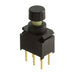 800UDP8P1A1M2RER1BLK by E-Switch - PUSH SWITCH DPDT 0.4VA 20V