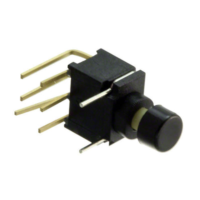 800UDP8P1A1M6RER1BLK by E-Switch - PUSH SWITCH DPDT 0.4VA 20V
