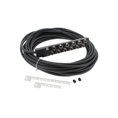 801-10M NC032 by Alpha Wire - M8 PLASTIC 12PORT 1SIG LED