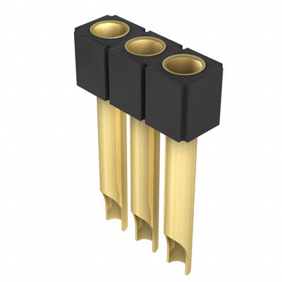 801-13-003-10-007000 by Mill-Max Manufacturing Corp. - CONNECTOR RECPT 3POS 0.1 GOLD PCB