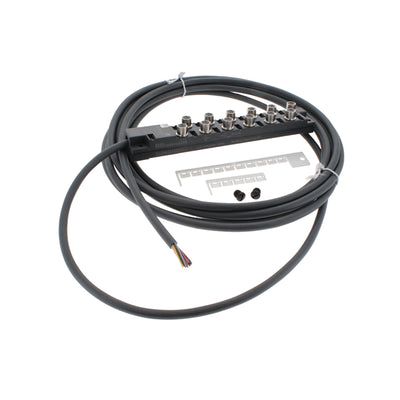 801-5M NC032 by Alpha Wire - M8 PLASTIC 12PORT 1SIG LED