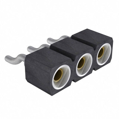 801-87-003-40-002101 by Preci-Dip - CONNECTOR SOCKET 3P 0.1 GOLD SMD R/A