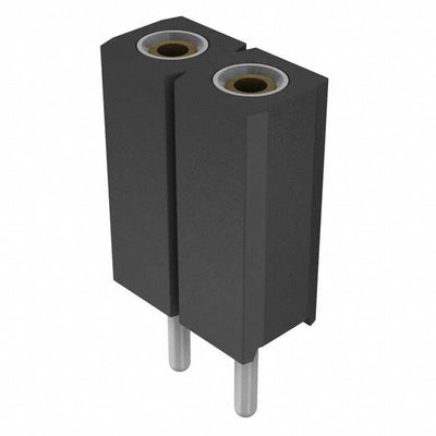801-93-002-10-001000 by Mill-Max Manufacturing Corp. - CONNECTOR RECPT 2POS 0.1 GOLD PCB