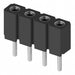 801-99-004-10-012000 by Mill-Max Manufacturing Corp. - CONNECTOR RECPT 4POS 0.1 TIN-LEAD PCB
