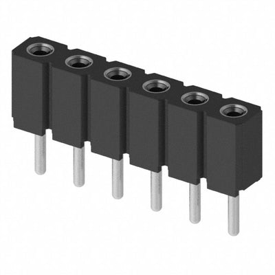 801-99-006-10-012000 by Mill-Max Manufacturing Corp. - CONNECTOR RECPT 6POS 0.1 TIN-LEAD PCB