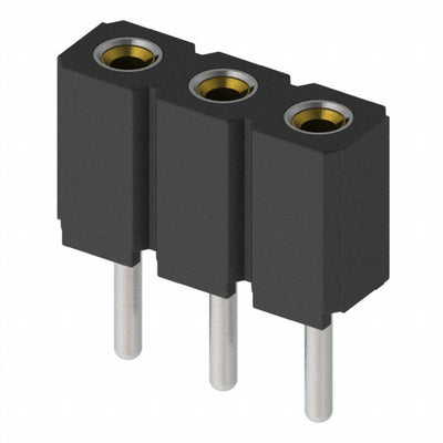 801-93-003-10-012000 by Mill-Max Manufacturing Corp. - CONNECTOR RECPT 3POS 0.1 GOLD PCB
