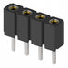 801-43-004-10-012000 by Mill-Max Manufacturing Corp. - CONNECTOR RECPT 4POS 0.1 GOLD PCB