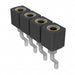 801-43-004-40-002000 by Mill-Max Manufacturing Corp. - CONNECTOR RECPT 4POS 0.1 GOLD SMD R/A