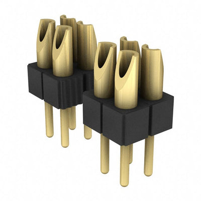 802-10-016-10-007000 by Mill-Max Manufacturing Corp. - CONNECTOR HDR STRIP SOLDER 16POS GOLD